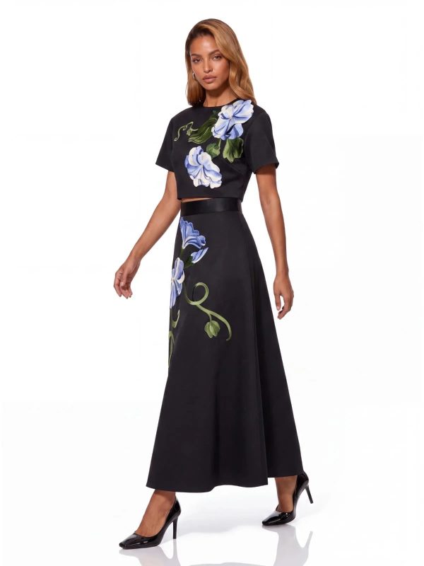 ogima short sleeve embroidered skirt set 14