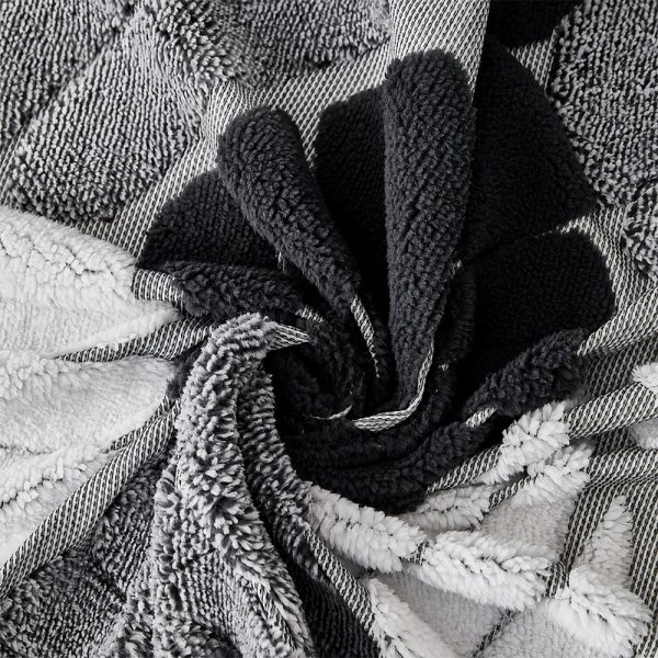 pet friendly thickened soft plush leaf patterned sofa throw couch cover 14