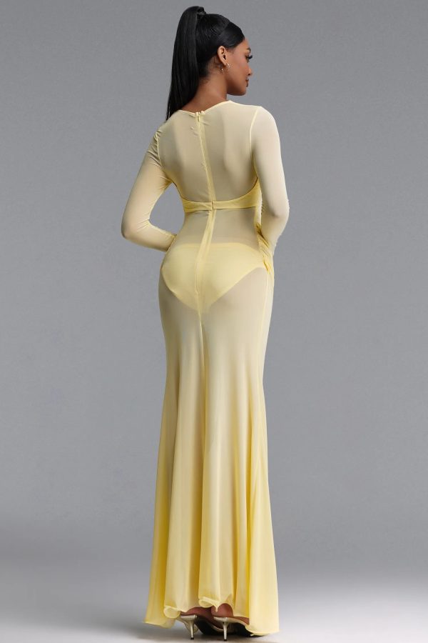 presley cutout lace spliced knit maxi dress 16
