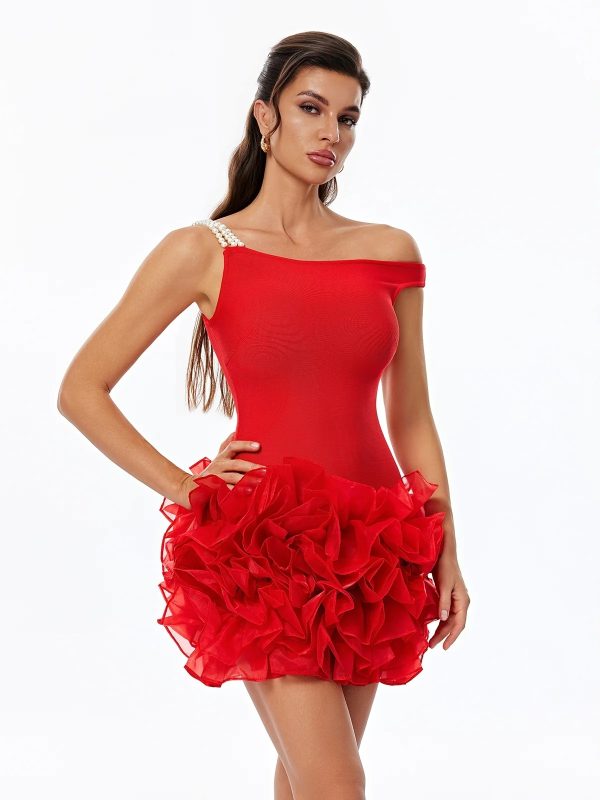 raxelle pearl bandage mini dress 13