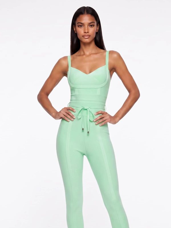 sorexil v neck bodycon jumpsuit 2