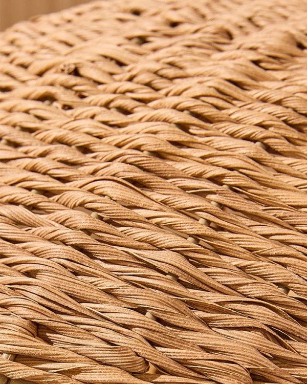stylish teardrop woven elevated cat bed 16