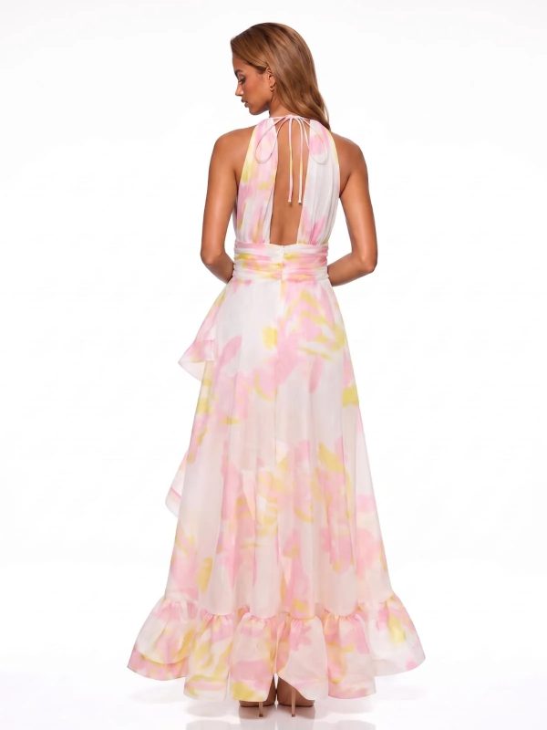 yorex floral ruffle maxi dress 14