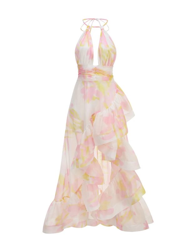 yorex floral ruffle maxi dress 15