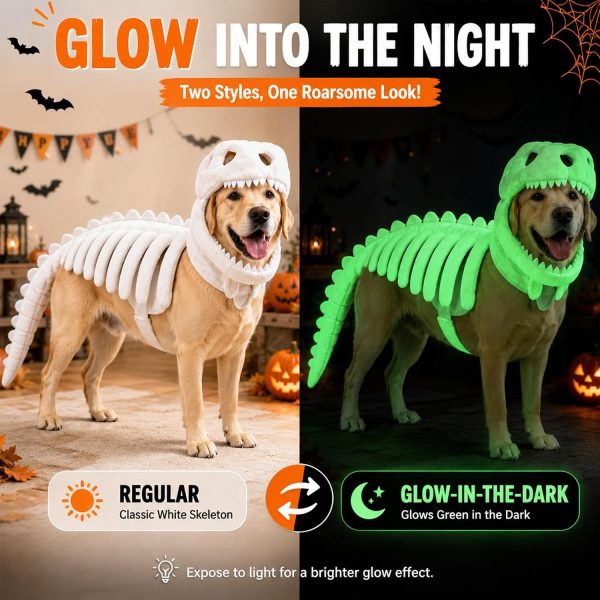 3d skeleton halloween costume for dogs 12
