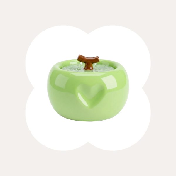 50oz love apple cat water fountain 21