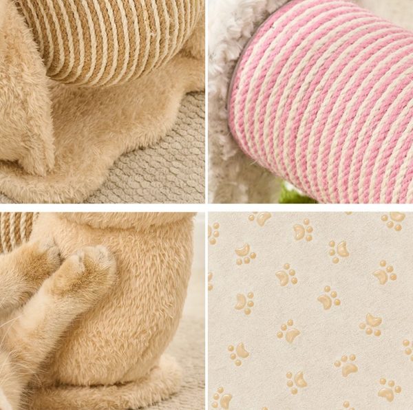 alpaca rotating sisal cat scratcher toy 15