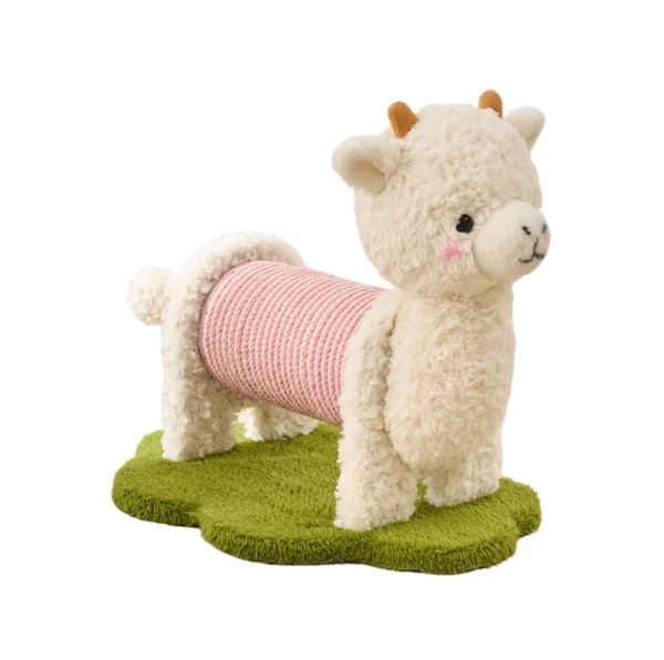 alpaca rotating sisal cat scratcher toy 18
