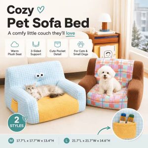 cozy pet sofa bed for cats & small dogs 11 cozy pet sofa bed for cats & small dogs 11