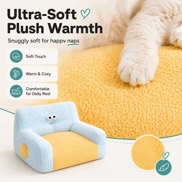cozy pet sofa bed for cats & small dogs 14