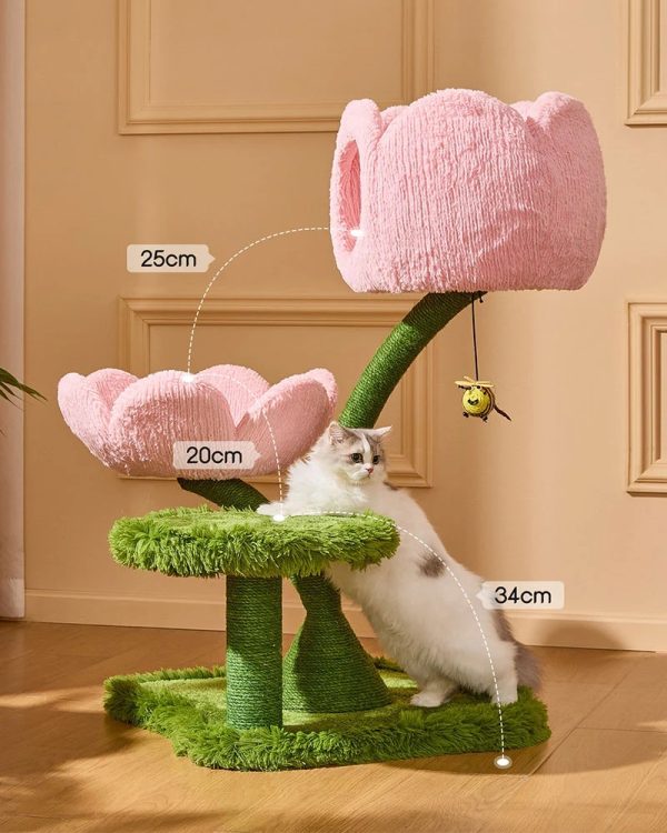 cute tulip garden cat tree 14