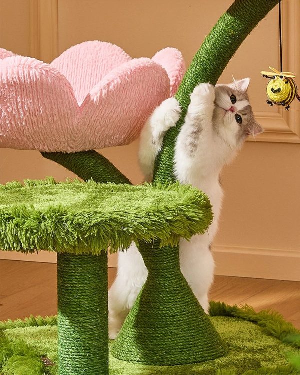 cute tulip garden cat tree 16
