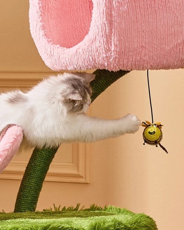 cute tulip garden cat tree 17
