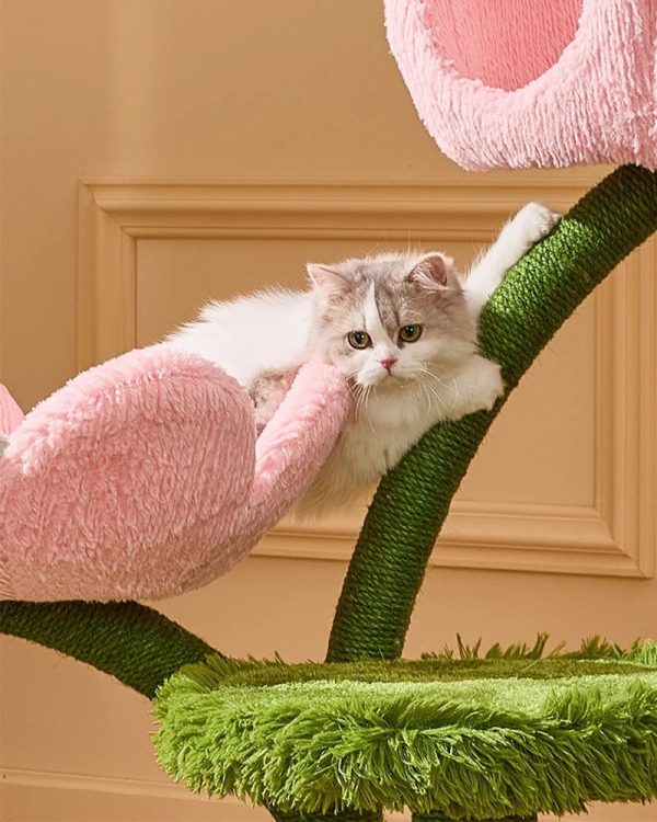 cute tulip garden cat tree 20