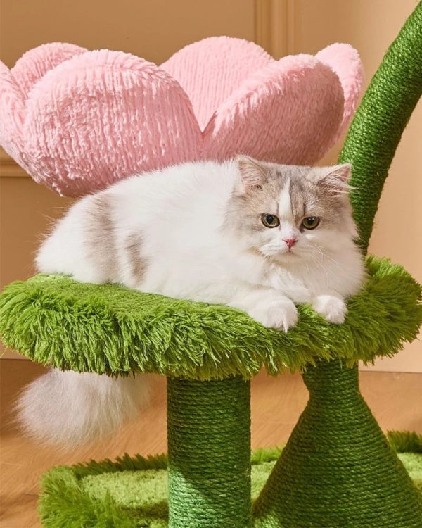 cute tulip garden cat tree 21
