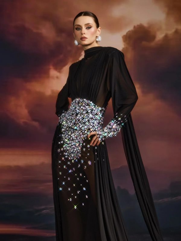 emblyn crystal mesh maxi dress 13