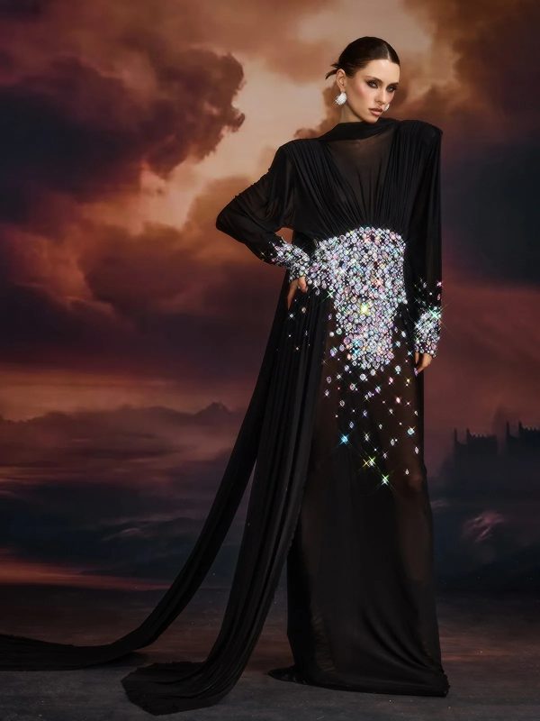 emblyn crystal mesh maxi dress 15