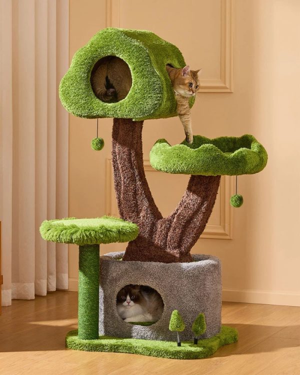 evergreen luxury cat tree for large cats 12