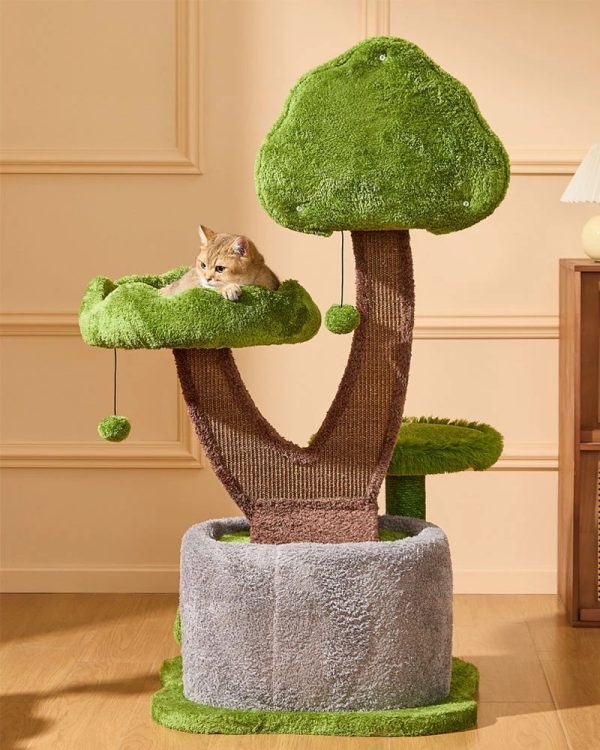 evergreen luxury cat tree for large cats 17