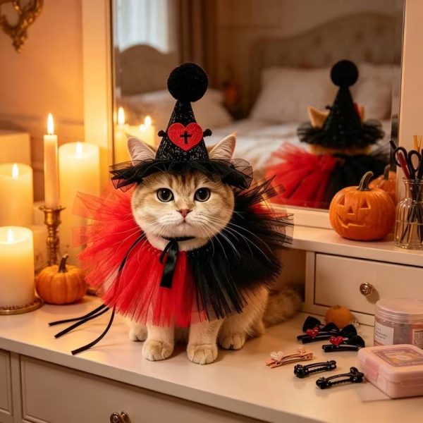 halloween costume set for cats 12