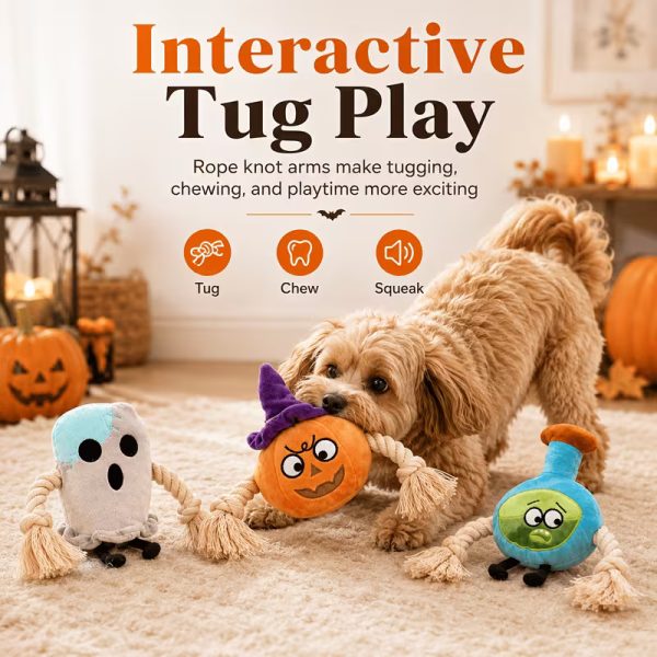 halloween rope knot pet toys set (3pcs) 13