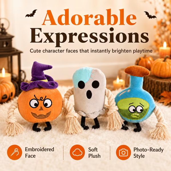 halloween rope knot pet toys set (3pcs) 14