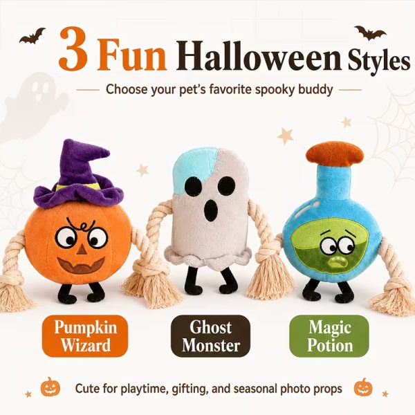 halloween rope knot pet toys set (3pcs) 18