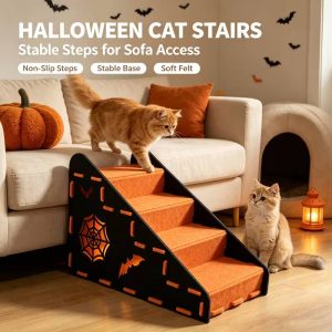halloween themed felt cat stairs 11