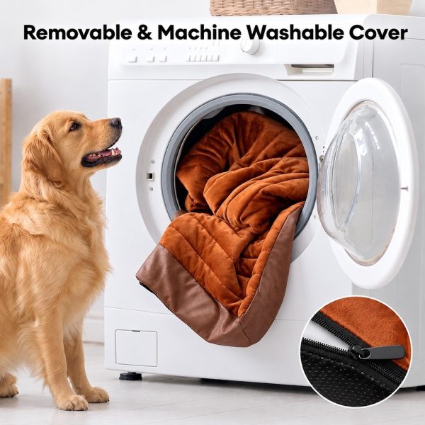 large waterproof orthopedic bolster dog sofa bed 27