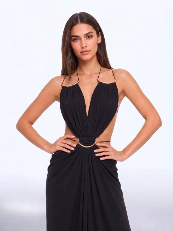 lorysa backless cutout maxi dress in black 12