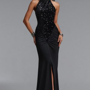 octavia sleeveless sequin woven black maxi dress 11 octavia sleeveless sequin woven black maxi dress 11