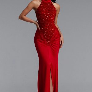 octavia sleeveless sequin woven red maxi dress 11 octavia sleeveless sequin woven red maxi dress 11