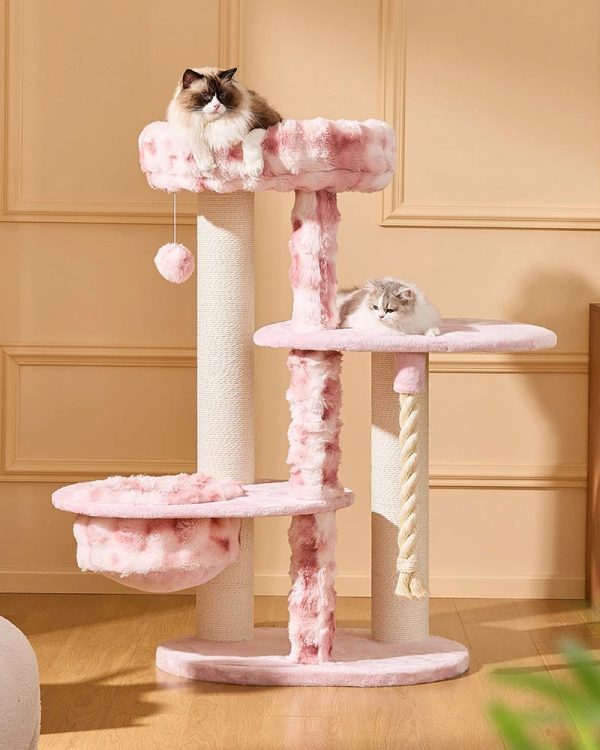 pink paradise cat tree for large cats 12