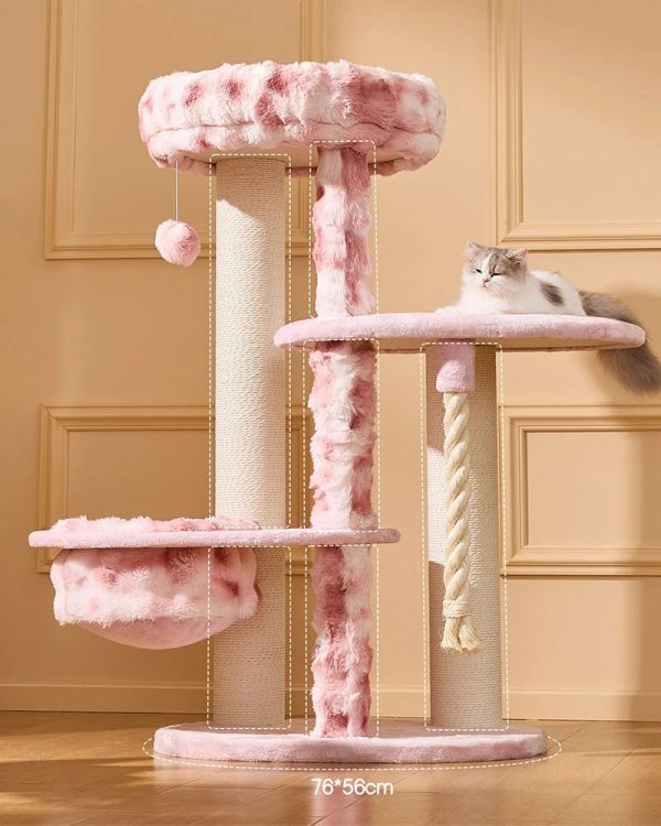 pink paradise cat tree for large cats 13