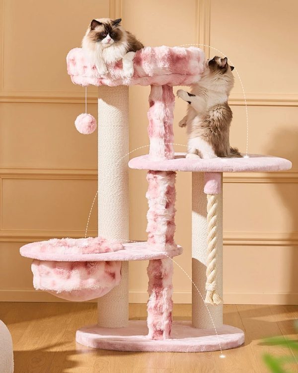 pink paradise cat tree for large cats 17