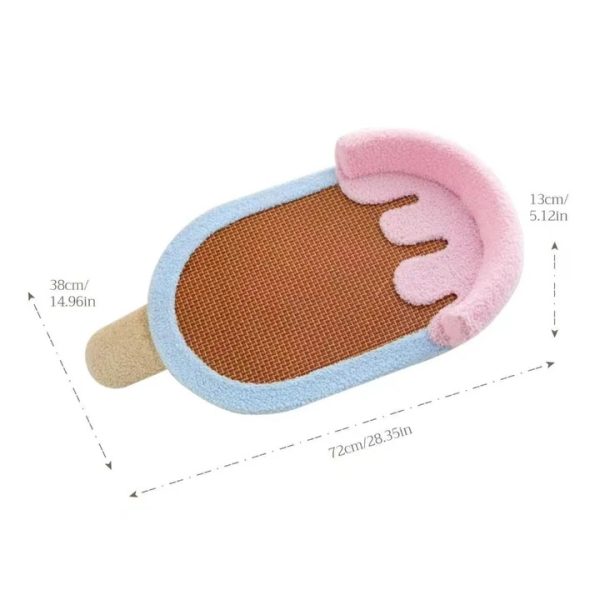 popsicle shaped scratching pet bed 16