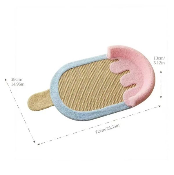 popsicle shaped scratching pet bed 17
