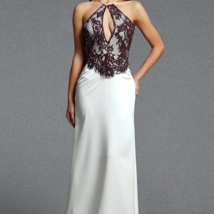 tatum elegant halter lace floral satin maxi dress 21