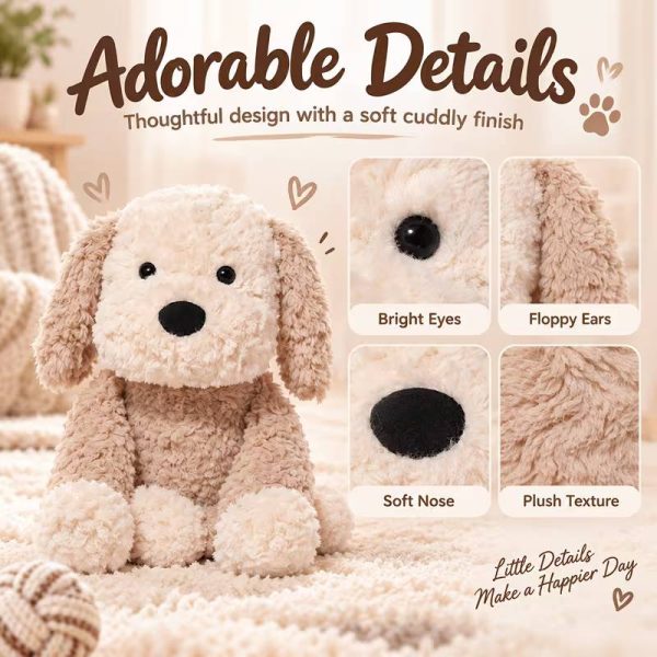 ultra soft calming dog plush toy 15
