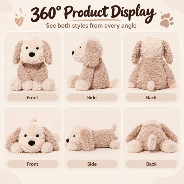 ultra soft calming dog plush toy 16