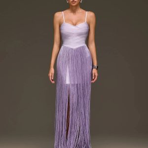 xorynex spaghetti fringe maxi dress 11