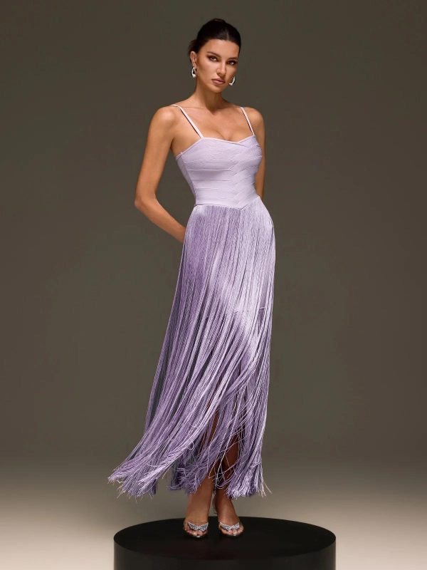 xorynex spaghetti fringe maxi dress 15