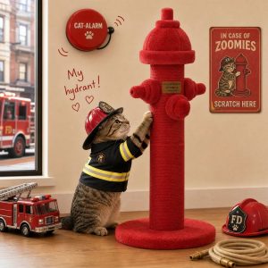 fire hydrant sisal cat scratching post 11