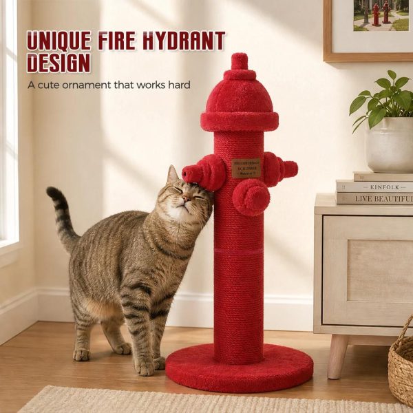 fire hydrant sisal cat scratching post 12
